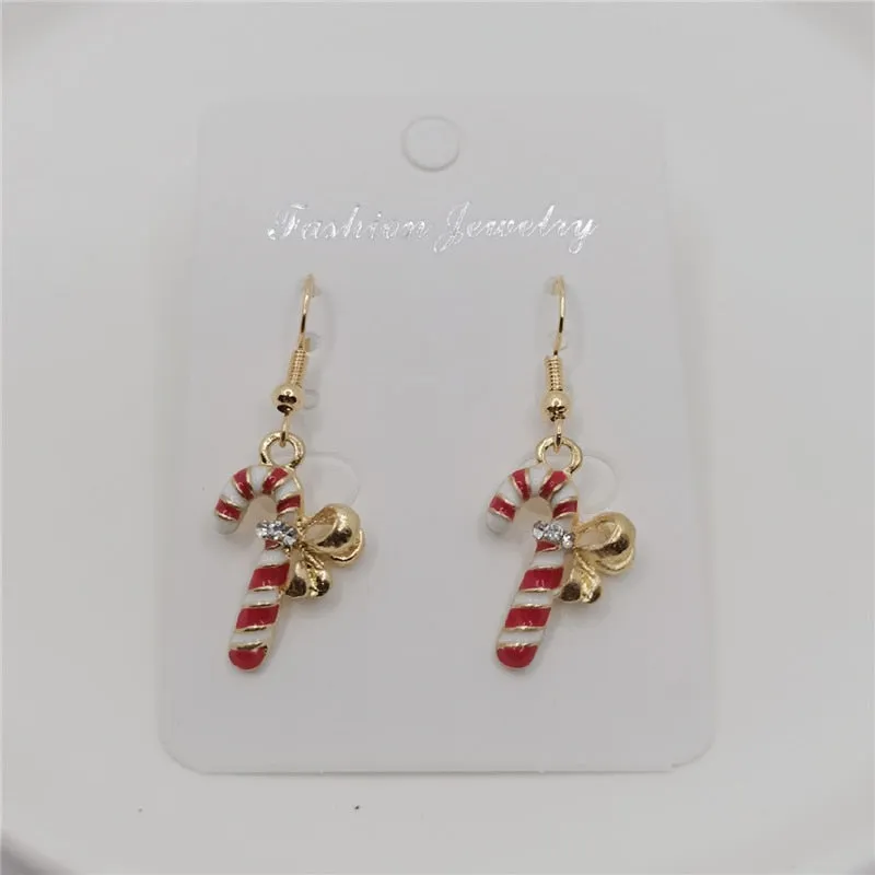 Trendy Christmas Holiday Drop Earrings