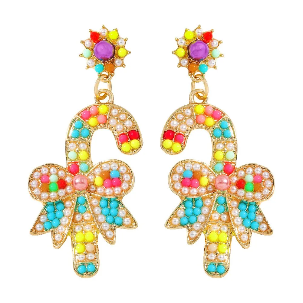 Trendy Christmas Holiday Drop Earrings