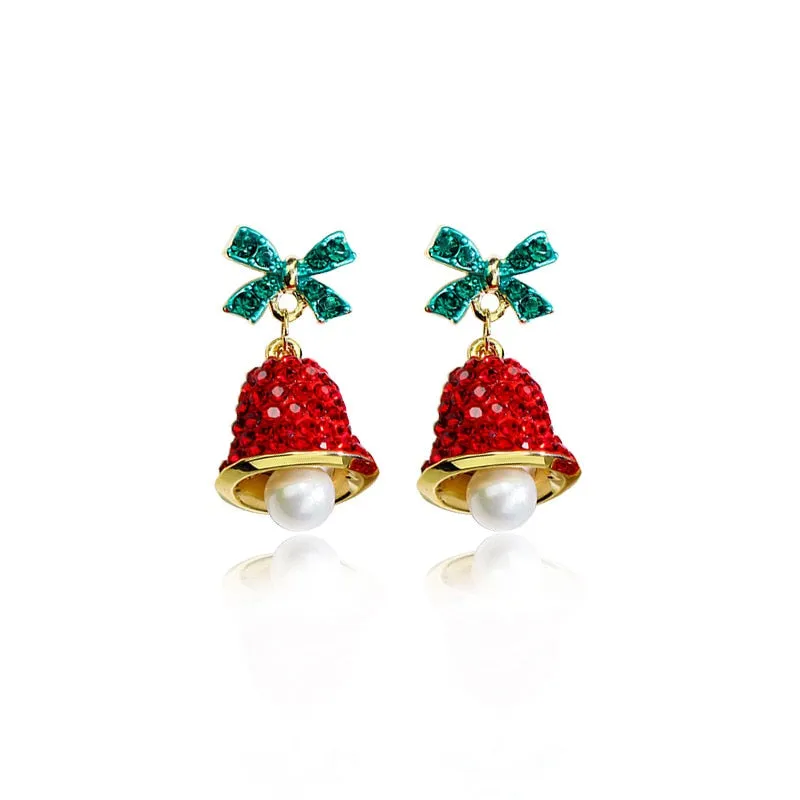 Trendy Christmas Holiday Drop Earrings