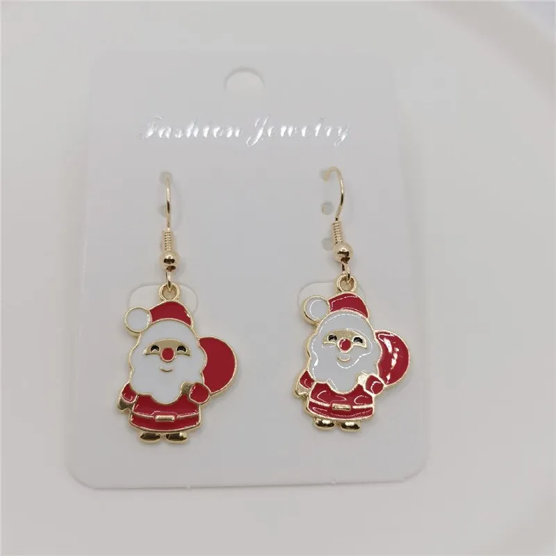 Trendy Christmas Holiday Drop Earrings