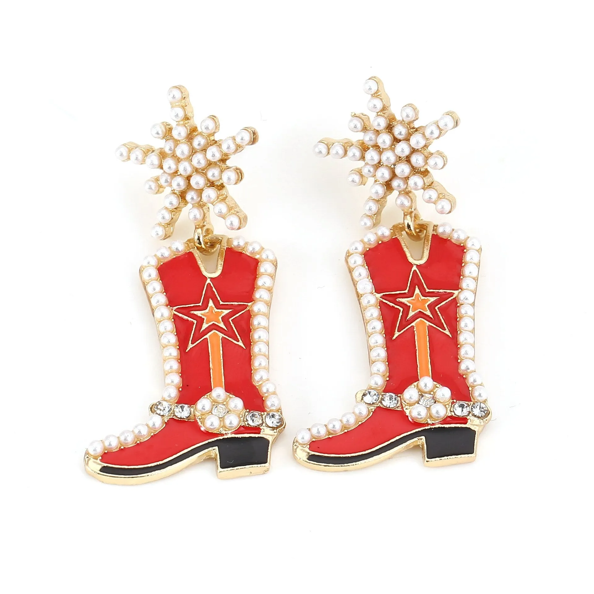 Trendy Christmas Holiday Drop Earrings