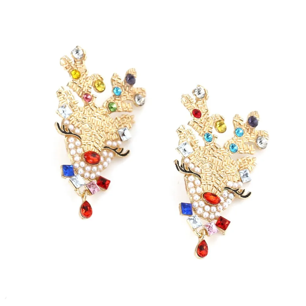 Trendy Christmas Holiday Drop Earrings