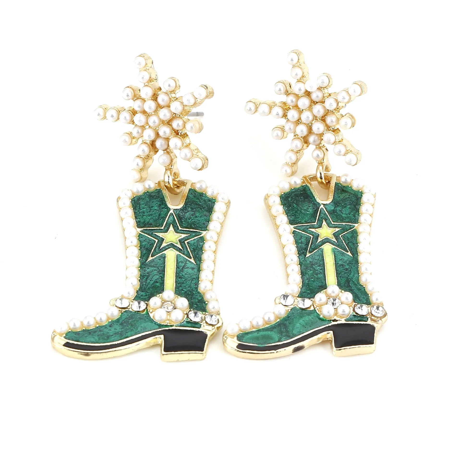 Trendy Christmas Holiday Drop Earrings