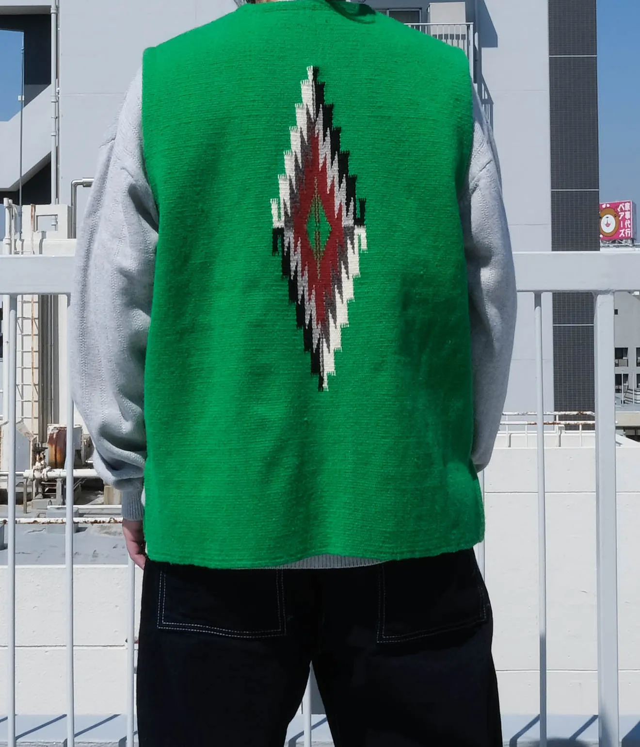 TRUJILLO'S for Lakewood Clothing CHIMAYO VEST (Green)