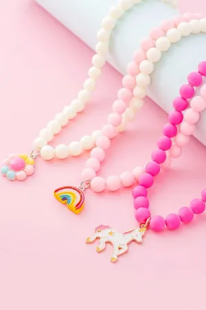 Unicorn Necklaces 3pcs