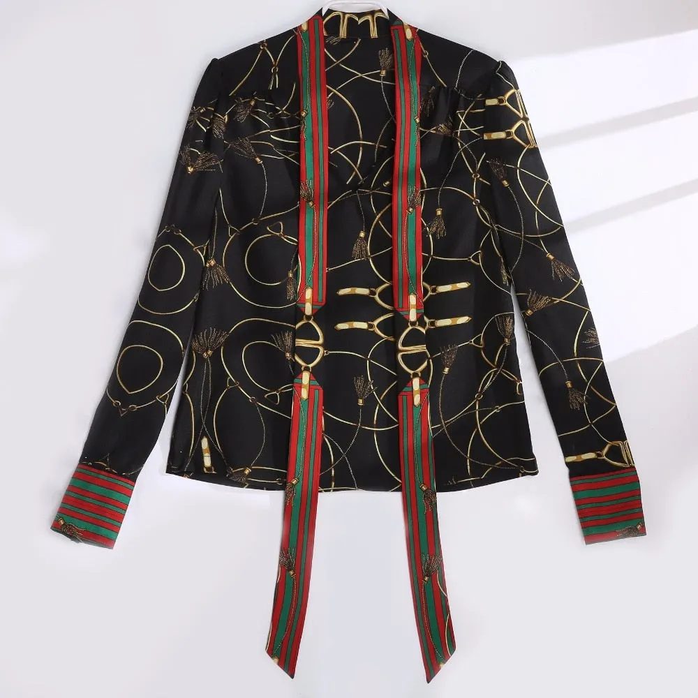 VenusFox Casual Long Sleeve Elegant Blouse
