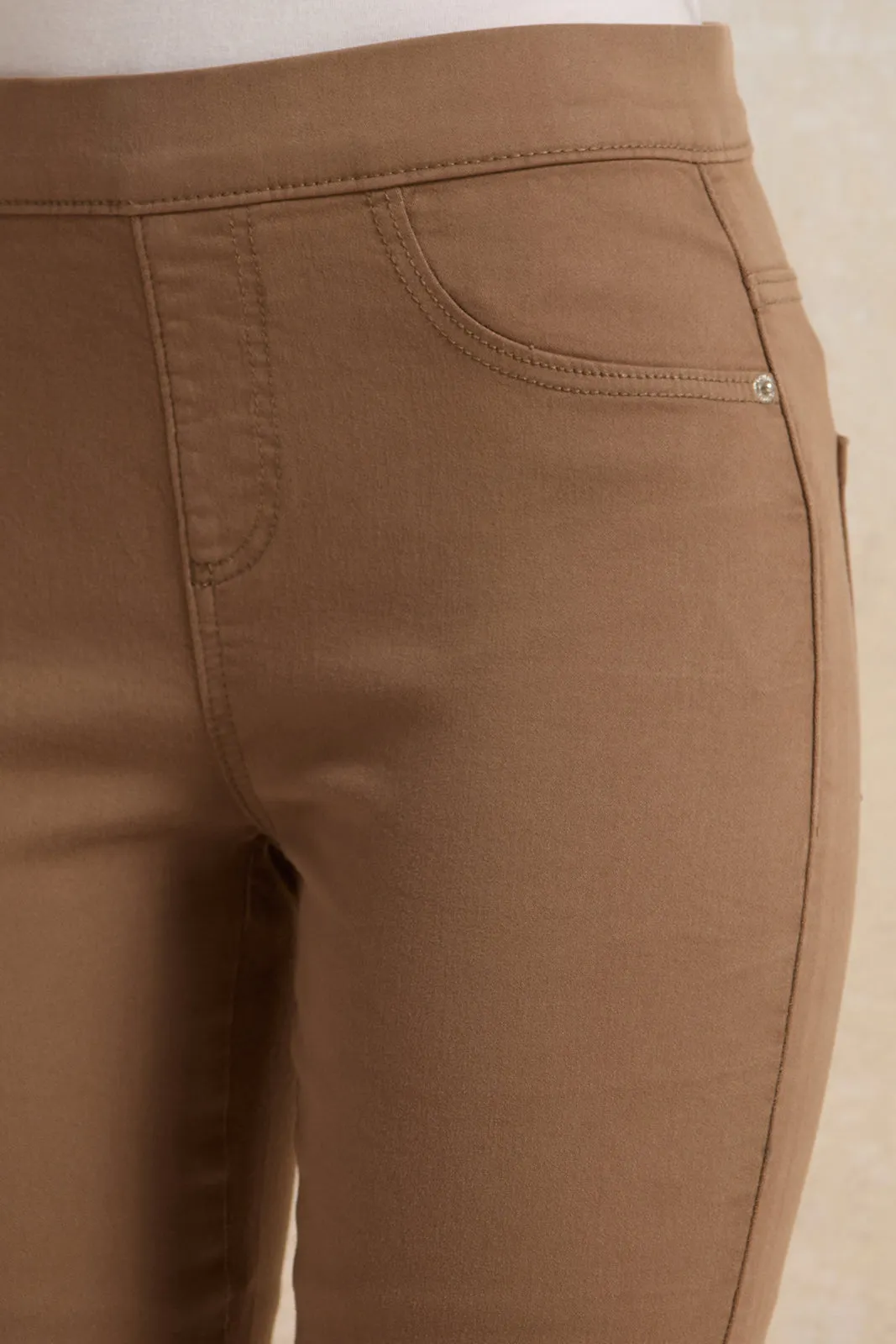 Women Brown Knit Jeggings