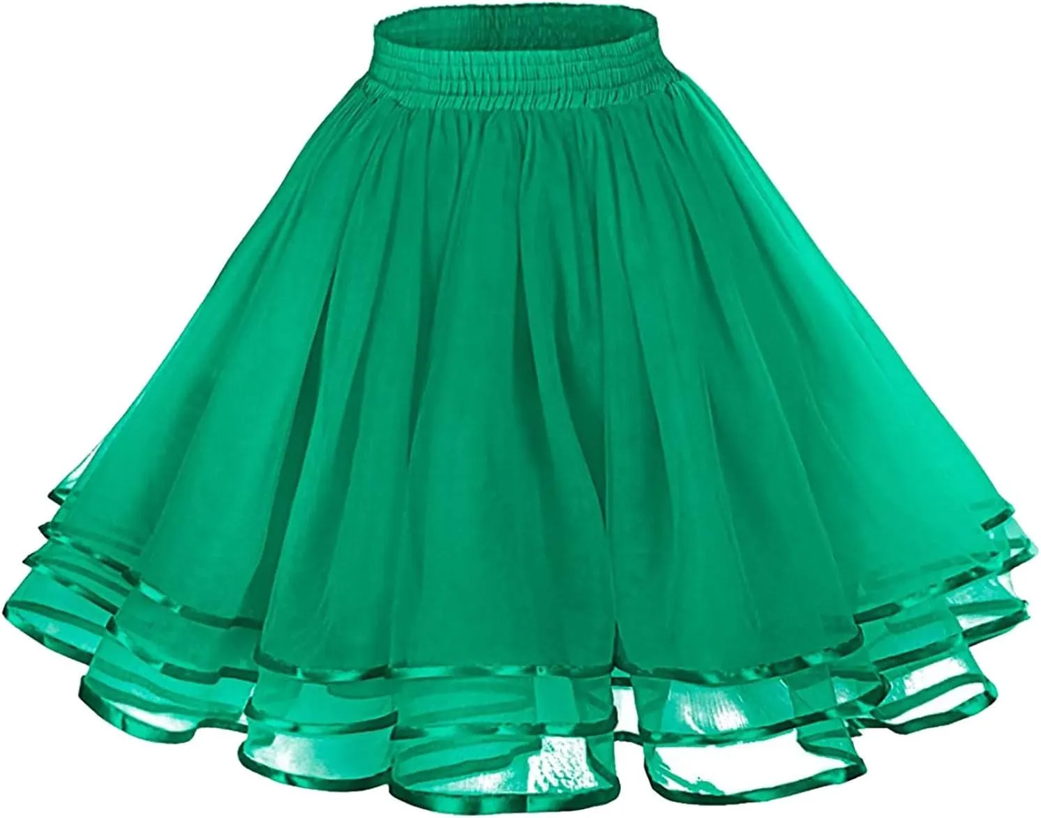 Womens Casual Solid Versatile Skirts Fashion Ruffle Pleated Skirt High Waisted Stretchy Mini Skirts A Line Fairy Skirt