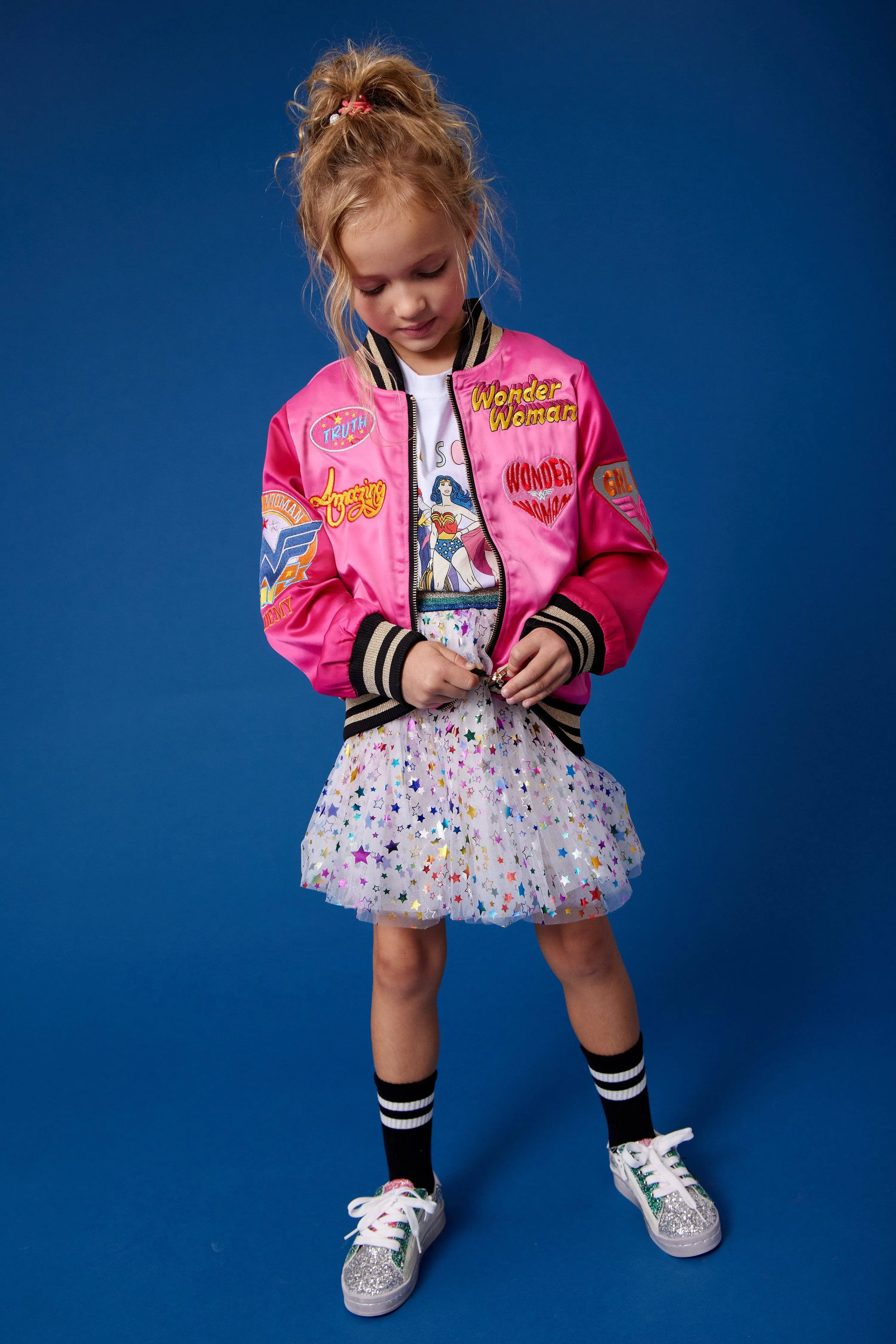 Wonder Woman™ Satin Bomber