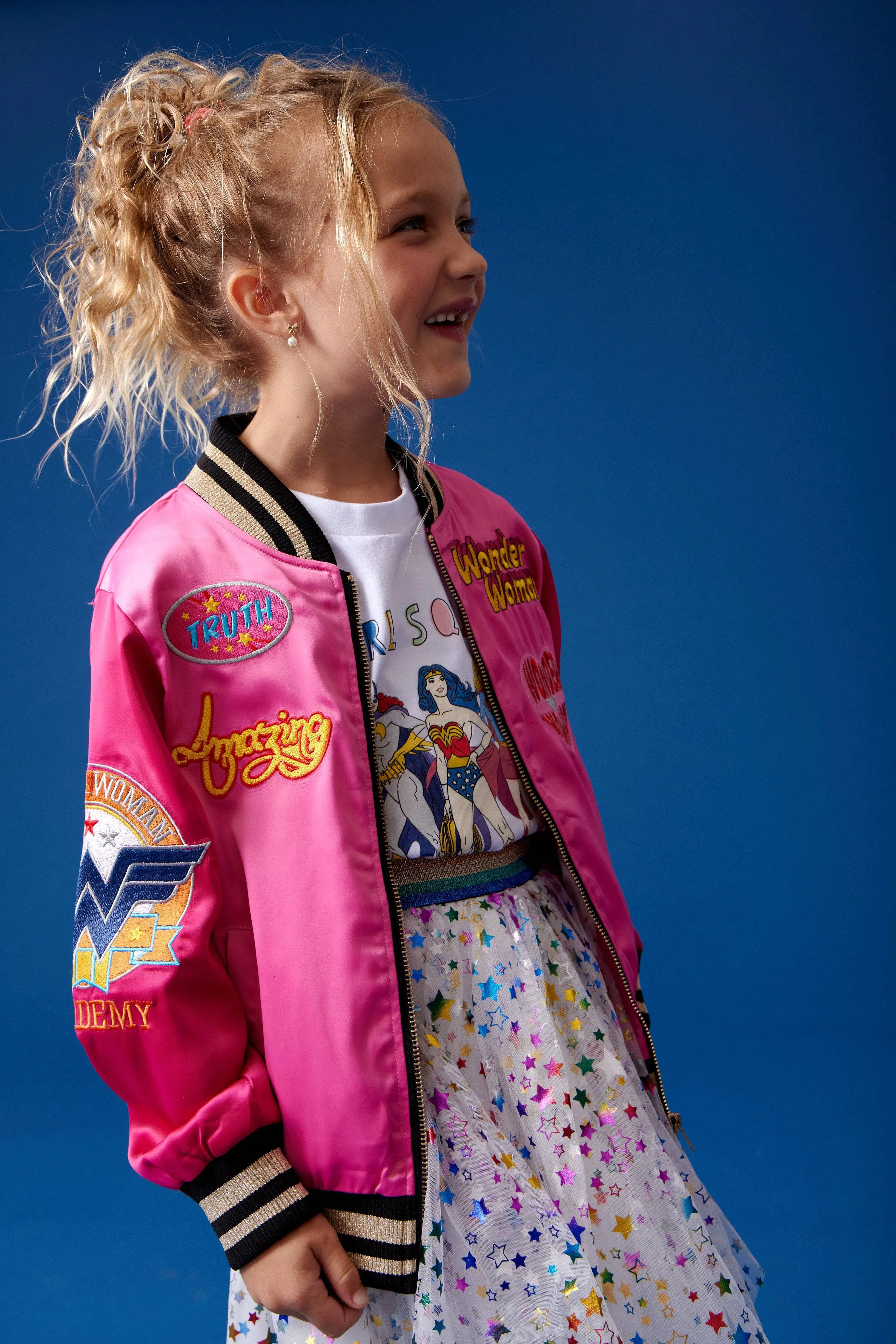 Wonder Woman™ Satin Bomber